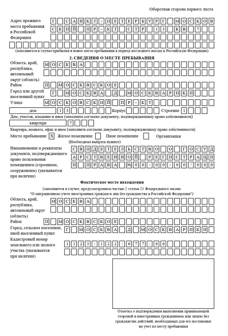 временная регистрация в Мегионе